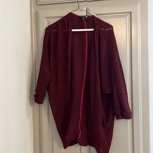 Maroon light weight cardigan